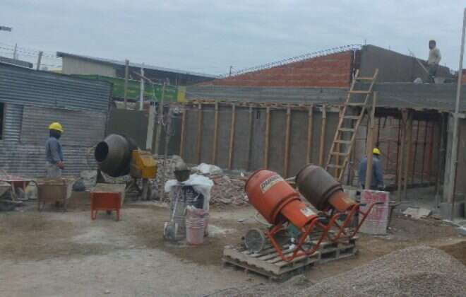 Avanza la obra en la escuela primaria del Barrio Fonavi 1702 Viviendas