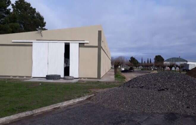 Trabajos en la delegación de Vialidad Provincial en Chacharramendi