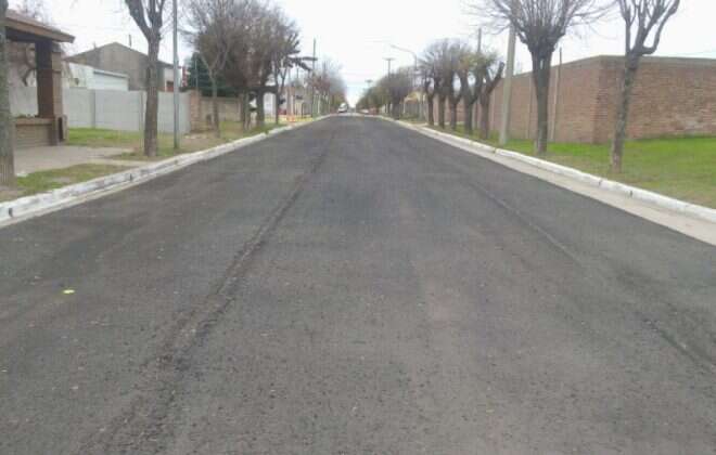 Finalizaron los trabajos de repavimentación en Doblas