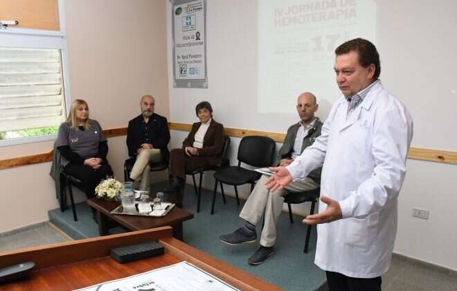 Se realizó la IV Jornada de Hemoterapia en el Molas