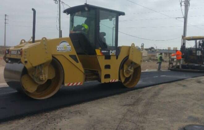 Finalizó asfaltado en el Barrio Santa María de Las Pampas