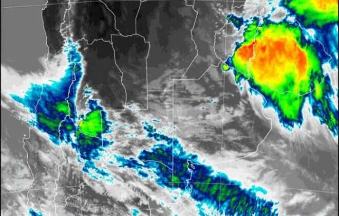 Rige alerta por tormentas intensas con granizo para La Pampa
