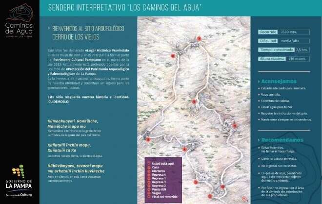 Presentan el sendero interpretativo “Caminos del agua” en Cerro de los Viejos