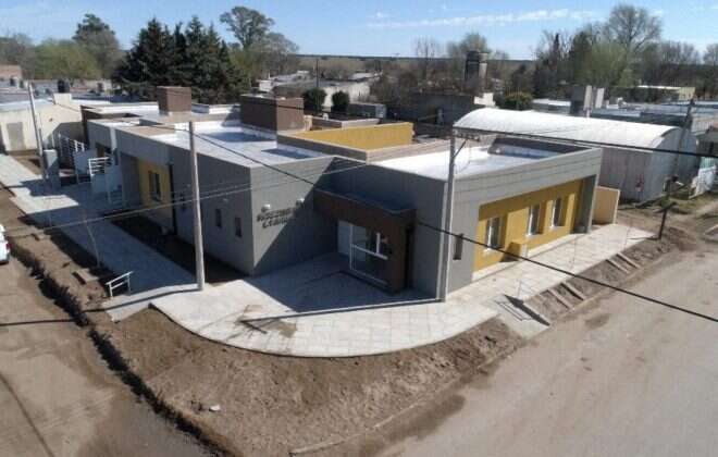 Etapa final de la obra en la Subcomisaría de La Maruja