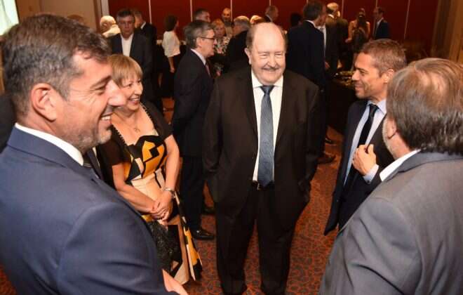 Verna participó en la cena aniversario del BLP