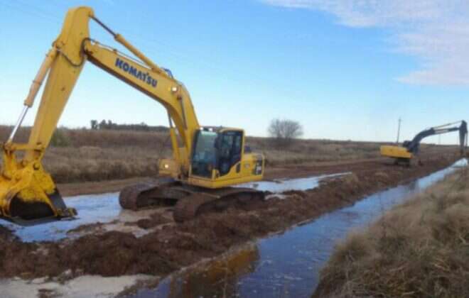 Limpieza de canales en Winifreda