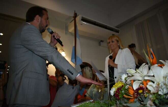 Di Nápoli juró como intendente de Santa Rosa
