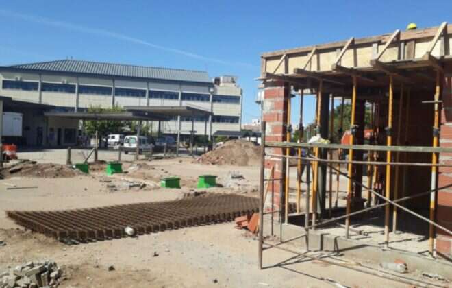 Pleno desarrollo en la obra de la nueva estación de servicio para Vialidad Provincial