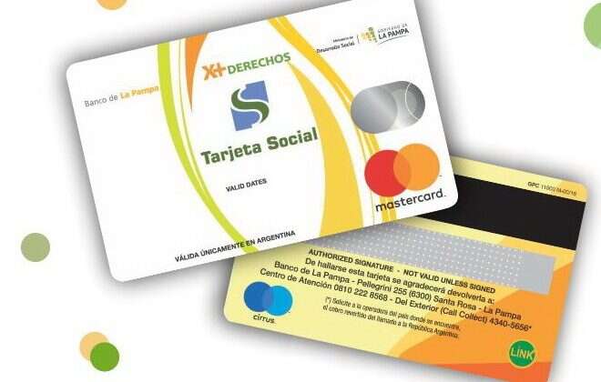 Se acreditaron fondos para la Tarjeta Social Pampeana
