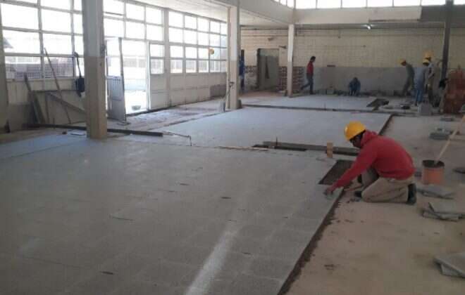 Importante avance en la refacción de la Escuela N° 64 de General Pico