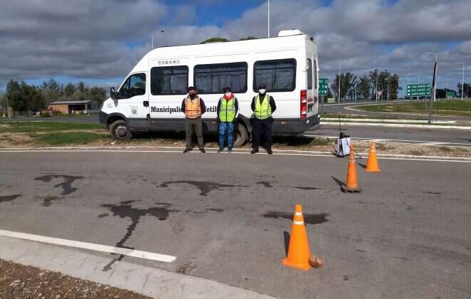 Metileo: el puesto de control brinda tranquilidad a la gente