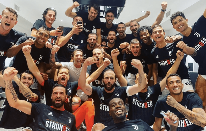 Juventus se consagró campeón de la Serie A por novena vez consecutiva