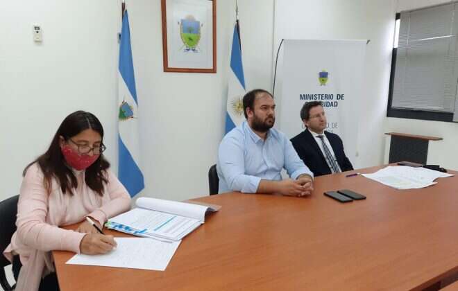 Seguridad se reunió con el Superior Tribunal de Justicia para avanzar en la adhesión al Pronacom