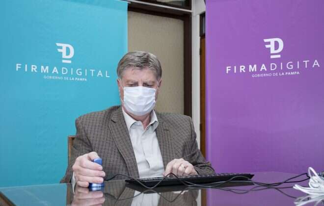 Modernización: Ziliotto registró su firma digital