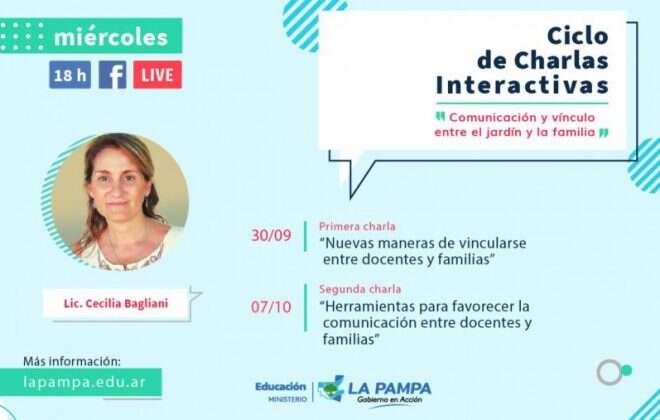 El jardín y la familia: Anunciaron ciclo de charlas interactivas sobre nivel Inicial