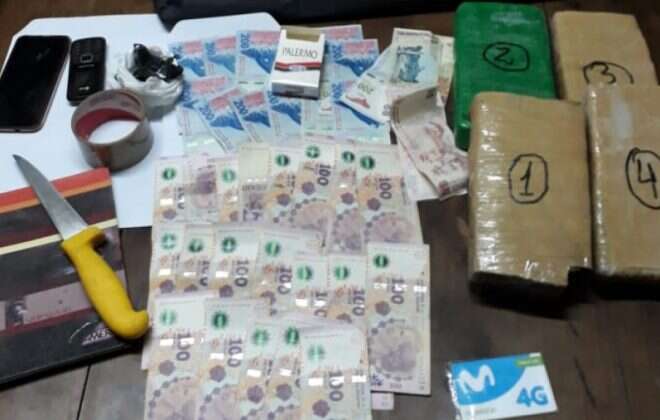 Secuestran droga y detienen a 2 personas en Santa Rosa