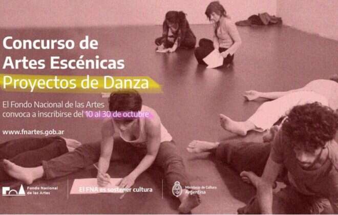 Convocan a bailarines y coreógrafos al Concurso Nacional de Proyectos de Obras de Danza