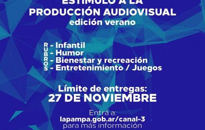 Continúa abierta la Convocatoria Estímulo a las Producciones Audiovisuales