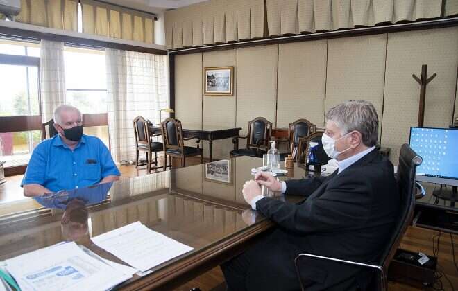 Vértiz: Ziliotto trató con el intendente Giacomino proyectos para la localiadad