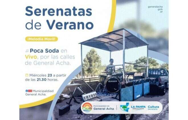 Comienzan las Serenatas de Verano en General Acha
