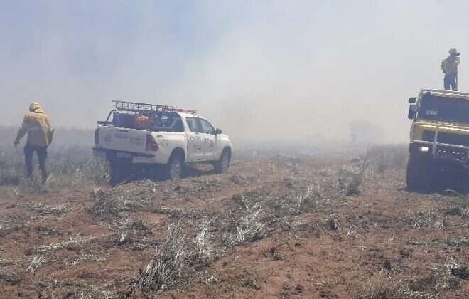 Defensa Civil y Bomberos Voluntarios contuvieron 2 incendios