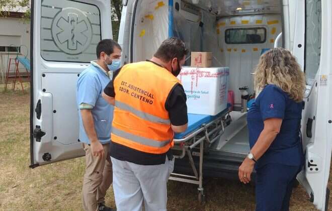 Covid: Arribaron las primeras vacunas a General Pico