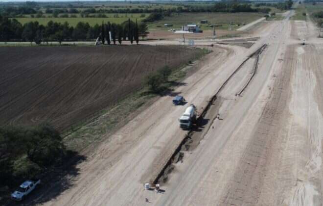 Siguen los trabajos en dos accesos del norte pampeano