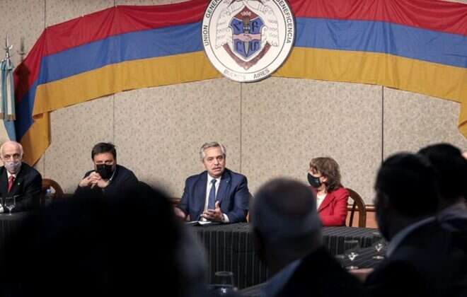 El Presidente reafirmó su compromiso por el caso de Arshak Kharanyan