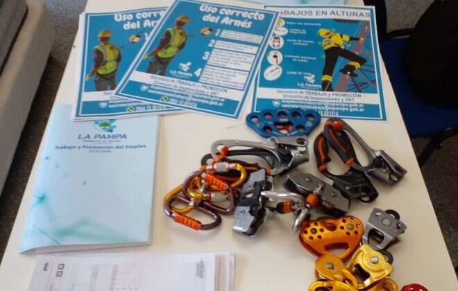 Secretaría de Trabajo verificó elementos de protección personal anti-caídas