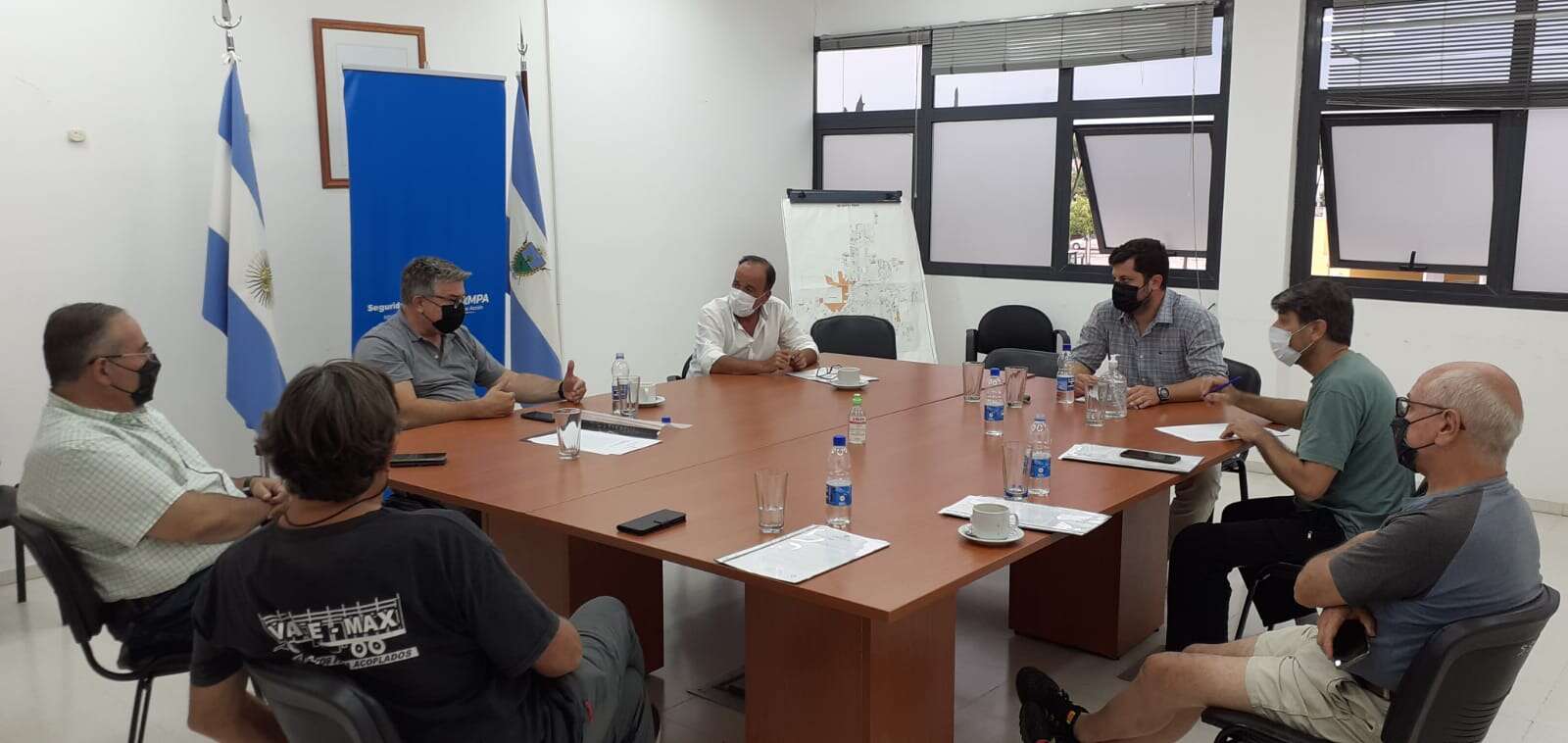 Seguridad se reunió con rodanteros y “traileros” para dialogar sobre gestiones realizadas