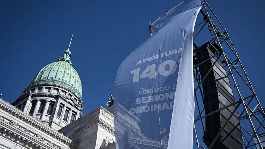 El Congreso se prepara para recibir al Presidente