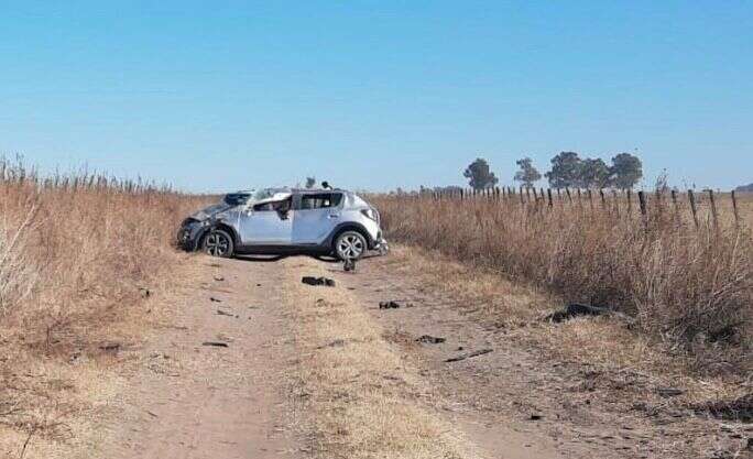 Vuelco y muerte de una mujer de 44 años entre Ceballos y Falucho