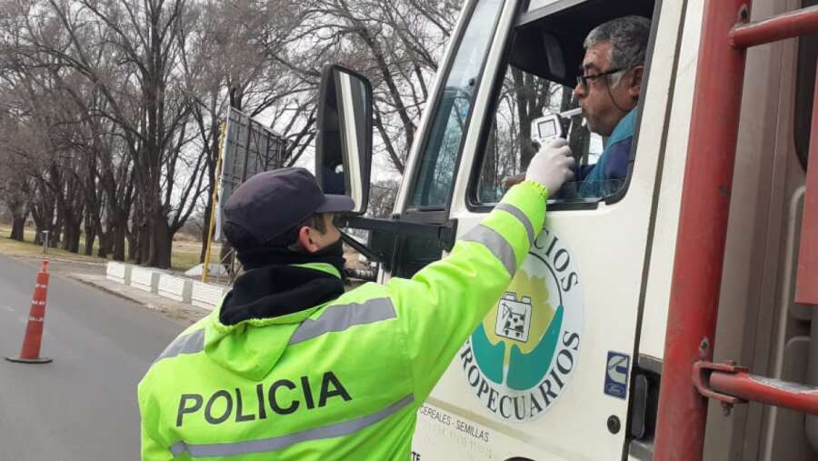Durante el fin de semana se constataron 22 alcoholemias positivas en La Pampa