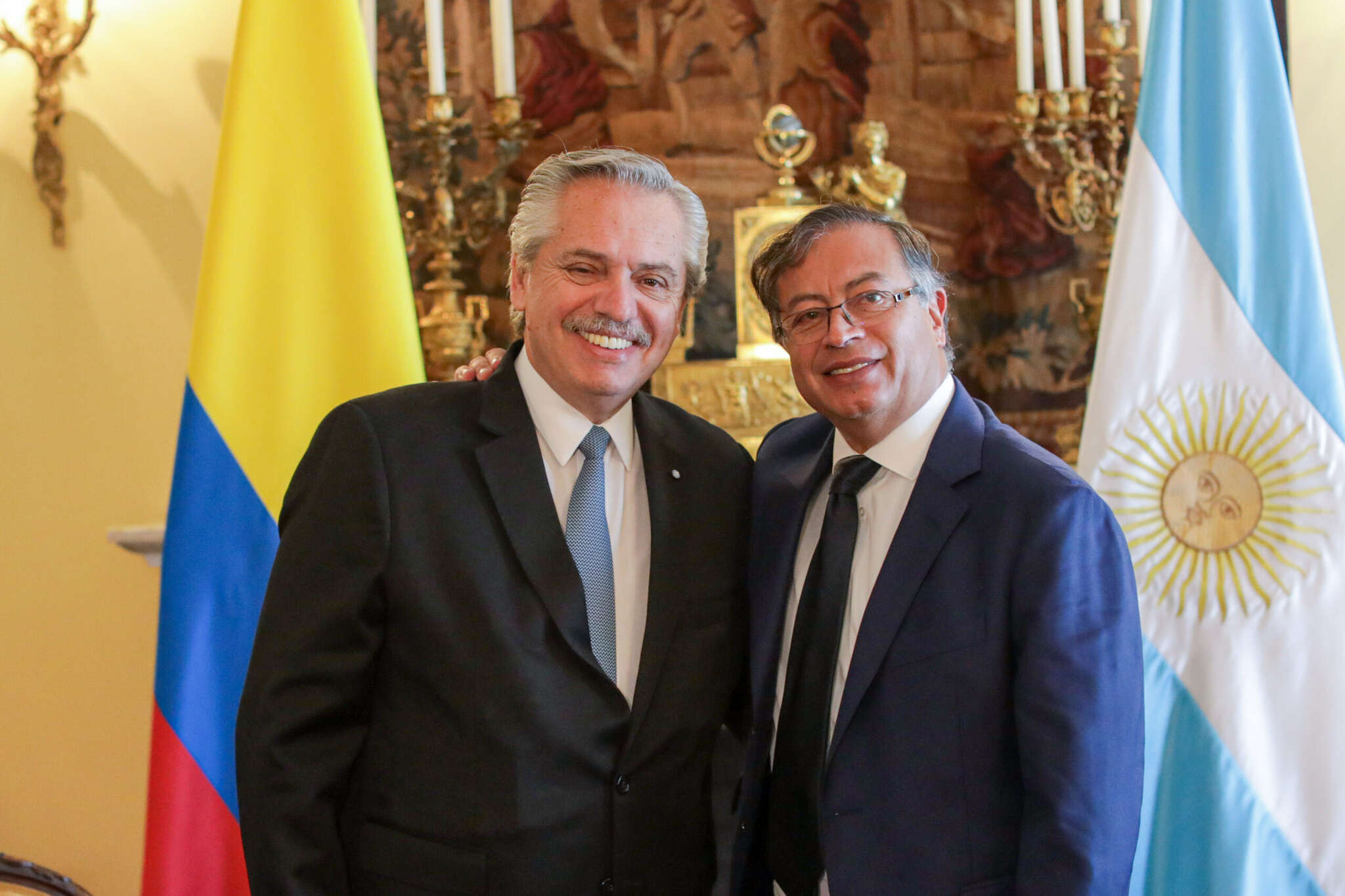 El presidente Fernández se reunió con Petro y se esperanzó con una Colombia “activa en el camino de integración latinoamericana”
