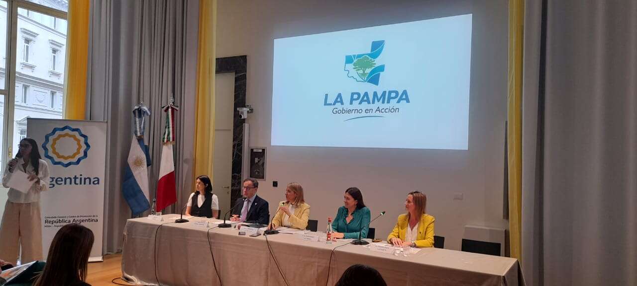 Empresas pampeanas se encuentran en Italia realizando actividades comerciales