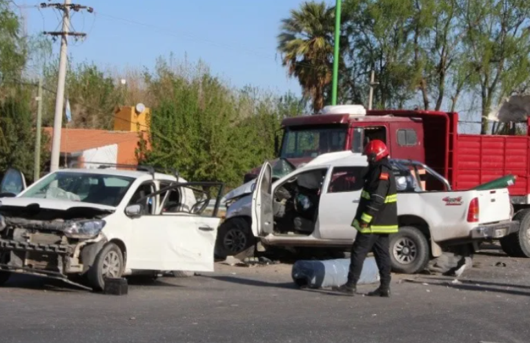 Dos pampeanos y un sanjuanino murieron en un siniestro vial en la Ruta 40 a la altura de Pocito