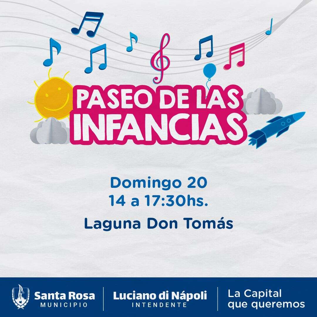 Santa Rosa festeja el Día de las Infancias