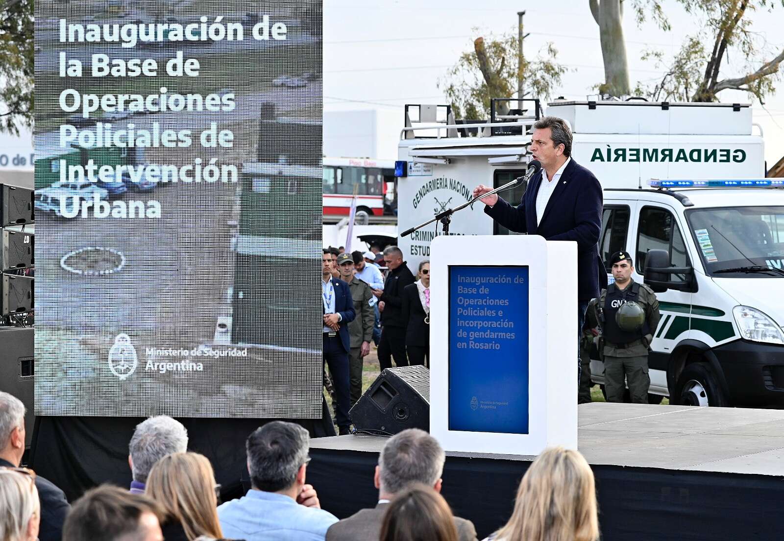 Massa aseguró que va a devolverle la paz a Rosario