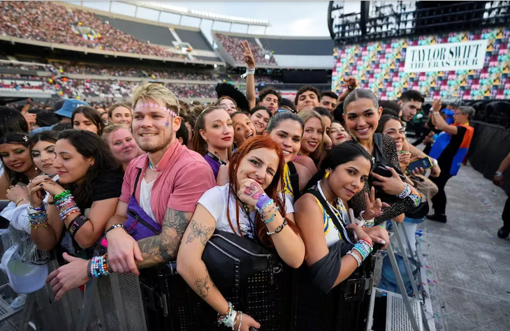 Cuántos dólares movilizan en la Argentina Taylor Swift y el resto de los espectáculos musicales