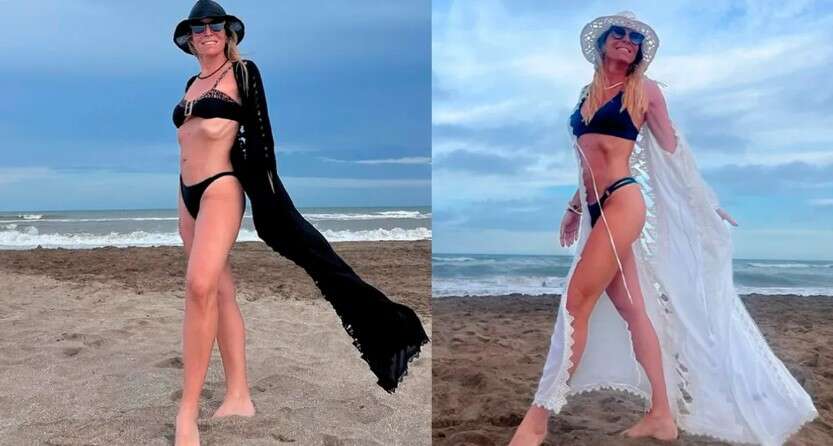 Sandra Borghi posó en bikini, recibió duras críticas y explotó: “Buscan..”