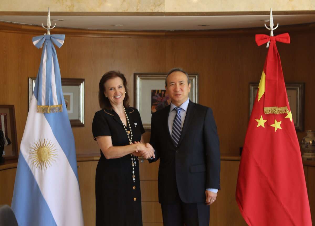 Mondino se reunió con el embajador de China y reafirmaron los “lazos de amistad” entre países