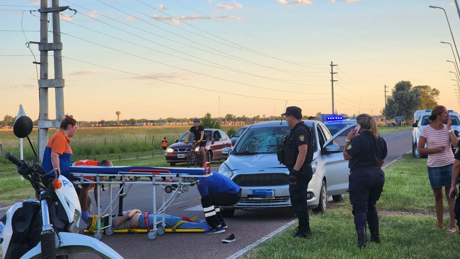 General Pico: Atropellaron a una joven en la Avenida Brunengo