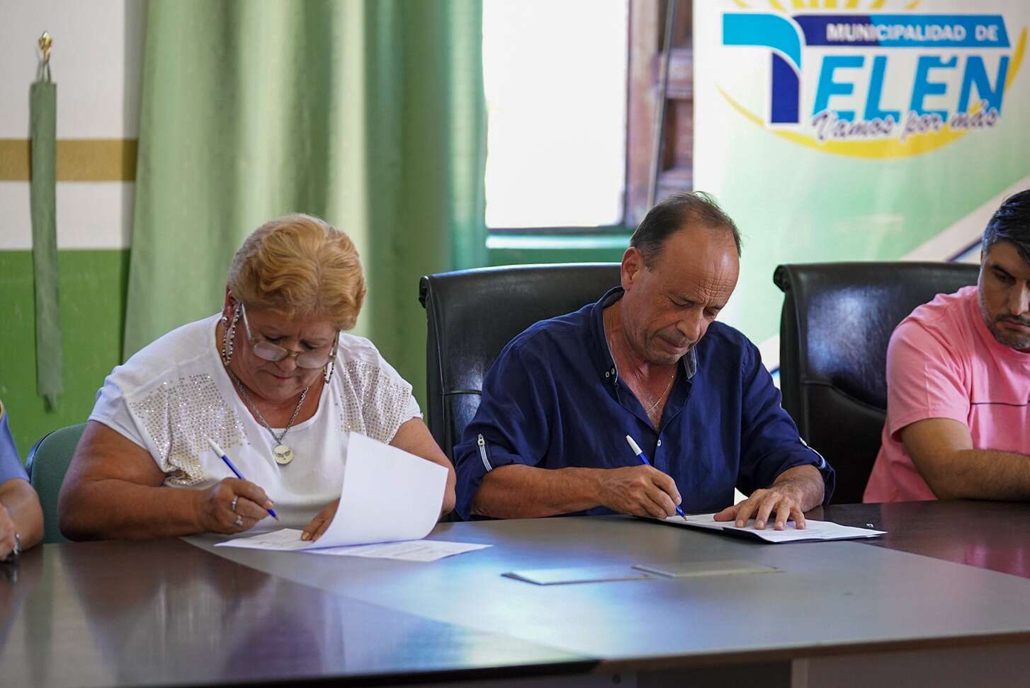 El Gobierno provincial firmó convenio de cooperación en videovigilancia con Telén