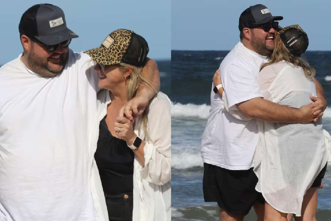 Darío Barassi y su esposa Lucía Gómez Centurión, a puro amor bajo el sol de Punta del Este