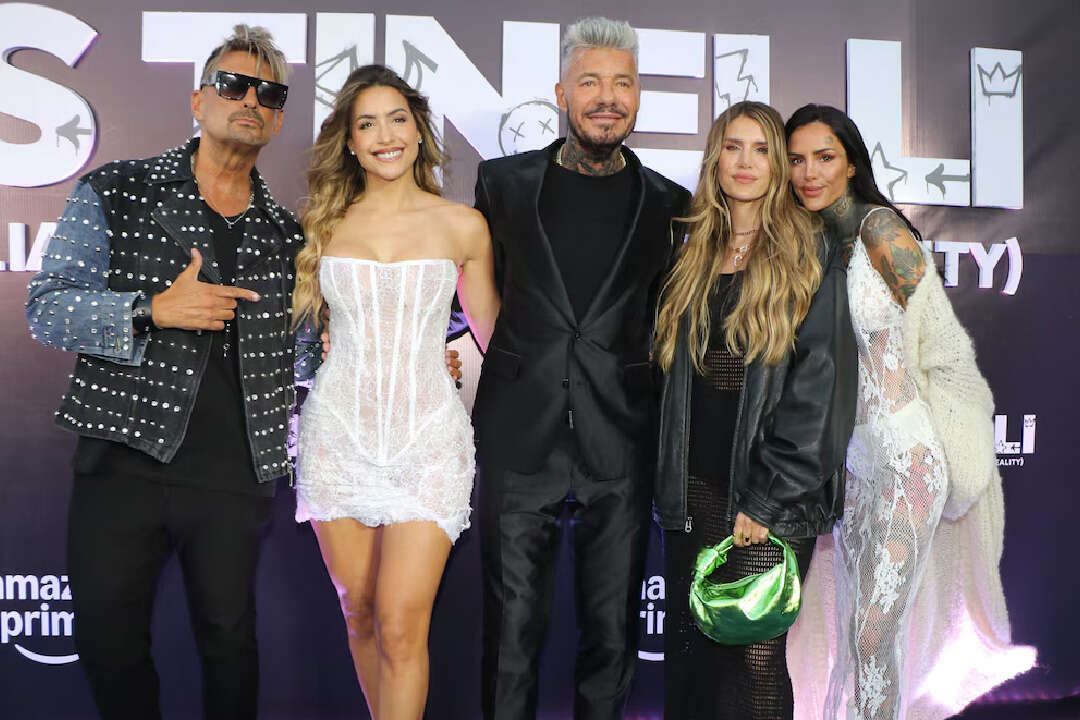 Marcelo Tinelli presentó su serie junto a sus hijas, Milett Figueroa y El Tirri: todas las fotos