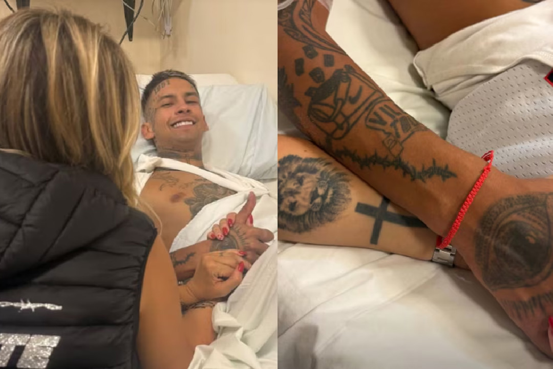 Wanda Nara acompañó a L-Gante al hospital tras el accidente que sufrió el cantante en Pinamar: “Gracias por el amor”