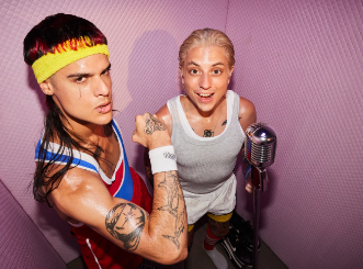 CA7RIEL & Paco Amoroso imparables: fueron “fisicoculturistas” en el programa de Jimmy Fallon
