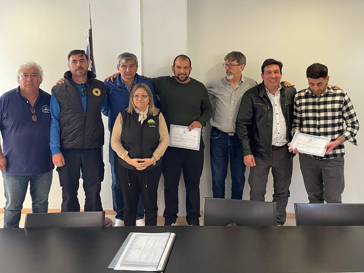SITRAVIP participó en Chubut del acto de asunción de SITRAVICH y de la reunión regional de sindicatos viales