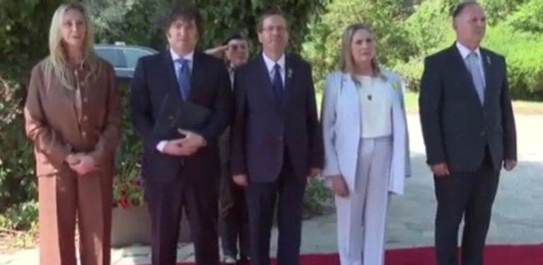 En su gira por Israel, Javier Milei se reunió con su par Isaac Herzog y con Benjamin Netanyahu