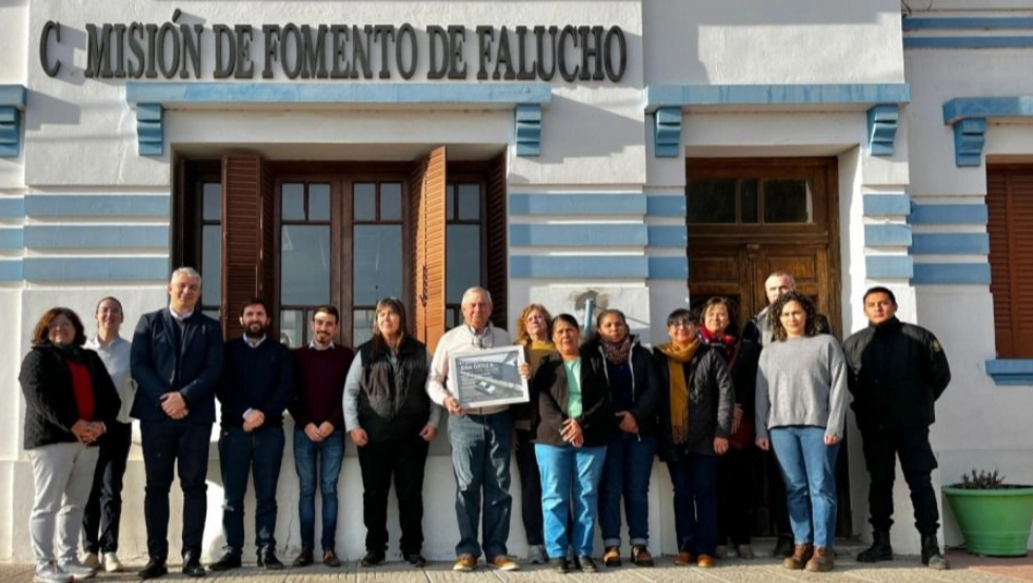 Inauguraron red de fibra óptica domiciliaria en Falucho